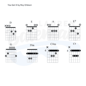 You Got It Chord Guitar Lesson By Roy Orbison