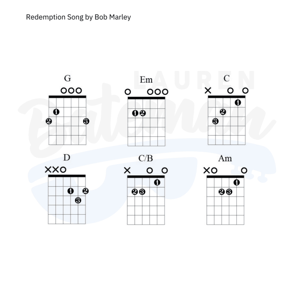 redemption-song-chord-chart-lauren-bateman-guitar